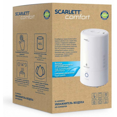 Увлажнитель воздуха белый SCARLETT SC-AH 986 E24-2