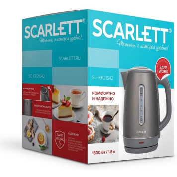 Чайник графит SCARLETT SC-EK 21 S42-3