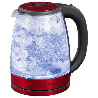 Чайник красный SCARLETT SC-EK 27 G65-2