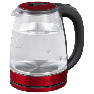 Чайник красный SCARLETT SC-EK 27 G65-3