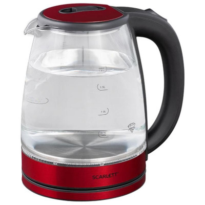 Чайник красный SCARLETT SC-EK 27 G65-3