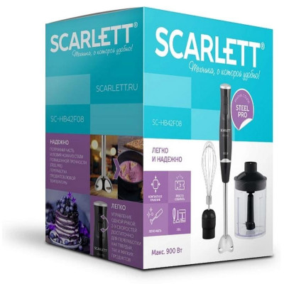 Блендер погружной SC-HB 42 F08 черный SCARLETT SC-HB42F08-4