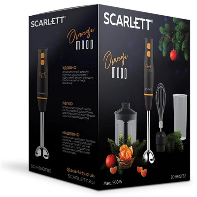 Блендер погружной SC-HB 42 F82 ORANGE MOOD SCARLETT SC-HB42F82-5