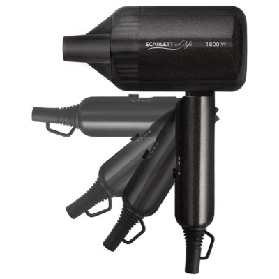 Фен черный блеск SCARLETT SC-HD 70 IT15-2