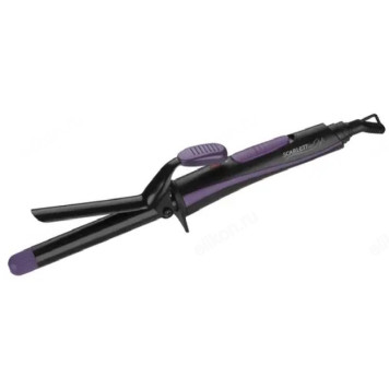Щипцы для завивки Scarlett HS60583, черный с фиолетовым, 19 мм, 25 Вт