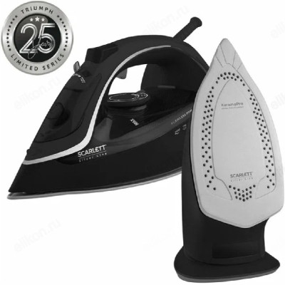 Утюг SCARLETT SI30K06, 2400 Вт, керамика, черный-1