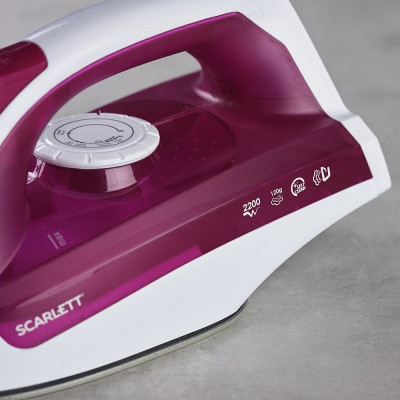 Утюг SCARLETT SI30K25 2200Вт розовый-1