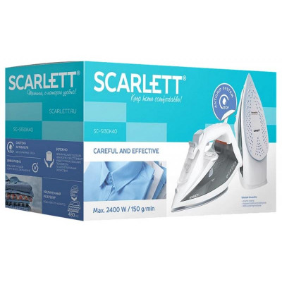 Утюг белый SCARLETT SC-SI 30 K40-3