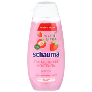 Шампунь для волос Schauma Питательный коктейль, для поврежденных волос, 370 мл