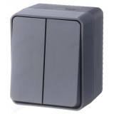 Выключатель наружный 2-клавишный SE ATN544051