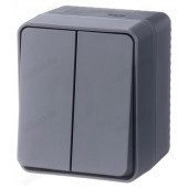 Выключатель наружный 2-клавишный SE ATN544051