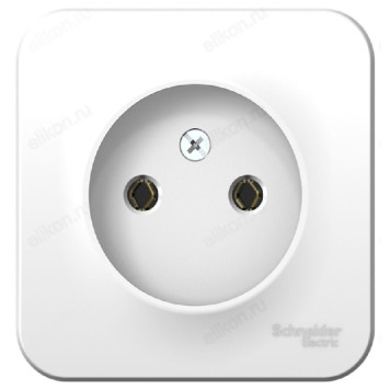 Розетка наружная б/з, без шторок SE Blanca 16А, 250В, изолир. пластина, белая