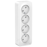 Розетка наружная 4-ая SE BLNRA000411