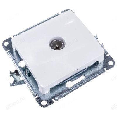 Розетка TV Systeme Electric Glossa GSL000193, белый-3