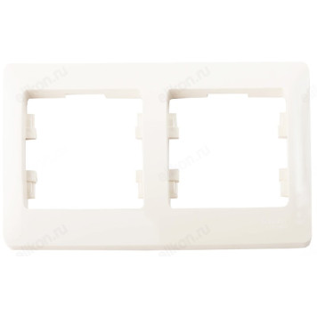 Рамка 2-ая, SE Glossa беж, горизонтальная