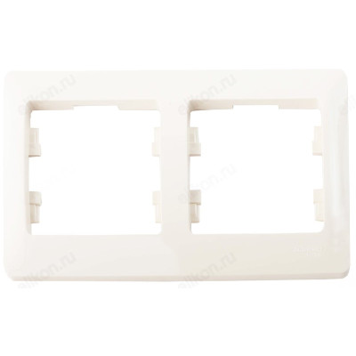 Рамка 2-ая, SE Glossa беж, горизонтальная