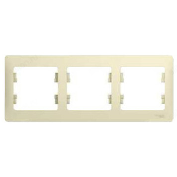 Рамка 3-ая, SE Glossa беж, горизонтальная