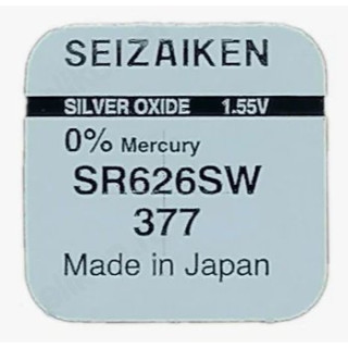 Батарейка 377 SEIZAIKEN SR626SW 1,55V-1