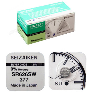 Батарейка 377 SEIZAIKEN SR626SW 1,55V
