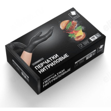 Перчатки нитриловые SEMPB3 L 100 шт/10-1