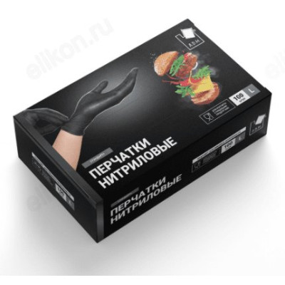 Перчатки нитриловые SEMPB3 L 100 шт/10-1