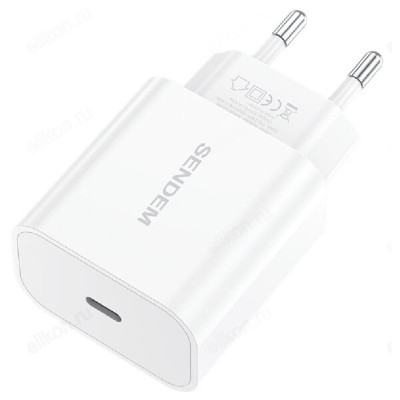 Сетевое зарядное устройство Sendem OG09, белый