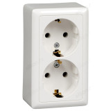 Розетка наружная 2-ая SE RA16-238I-B