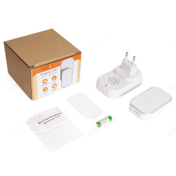 Звонок беспроводной Сигнал С01 15011 белый-4