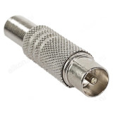 Разъем ТV шт. никель с пружиной Сигнал 18770