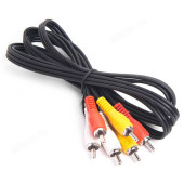 Шнур 3RCA-3RCA 1,5м (шт/шт) Сигнал