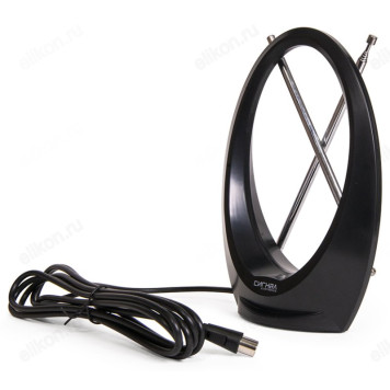 Антенна комнатная DVB-T2 и ДМВ+МВ активная Сигнал SAI-615-2