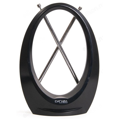 Антенна комнатная DVB-T2 и ДМВ+МВ активная Сигнал SAI-615