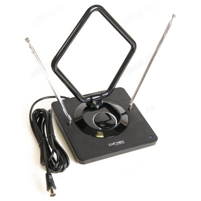 Антенна комнатная DVB-T2 и ДМВ+МВ активная Сигнал SAI 975-1