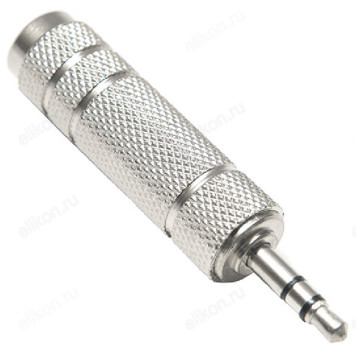 Переходник Сигнал jack 3.5 мм F - jack 6.3 мм M