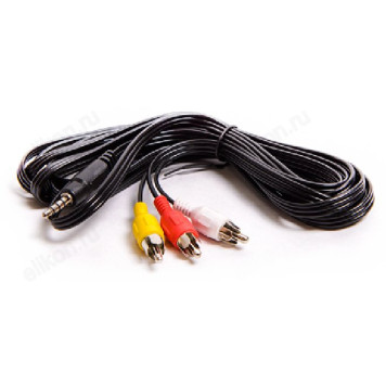 Аудиокабель соединительный Сигнал jack 3.5 мм F - 3RCA F