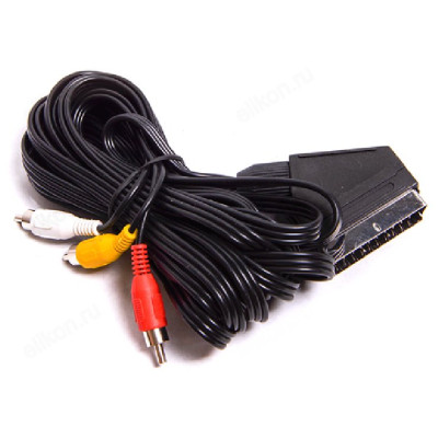 Кабель Сигнал SCART - 3RCA