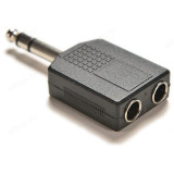 Переходник 6.3Дж-2*6.3Дж (шт/гн) Сигнал