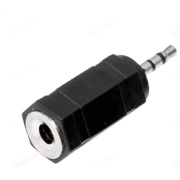 Переходник Сигнал jack 2.5 мм F - jack 3.5 мм M