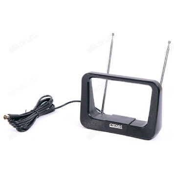 Антенна комнатная DVB-T2 и ДМВ+МВ активная Сигнал SAI-119