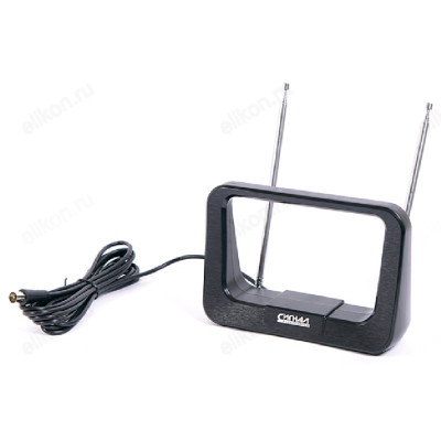 Антенна комнатная DVB-T2 и ДМВ+МВ активная Сигнал SAI-119