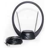 Антенна комнатная Сигнал SAI 204 DVB-T2 и ДМВ активная кабель 3м