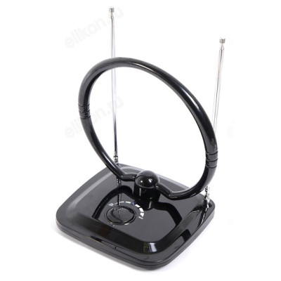 Антенна комнатная DVB-T2 и ДМВ+МВ активная Сигнал SAI-304-2