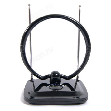 Антенна комнатная DVB-T2 и ДМВ+МВ активная Сигнал SAI-304