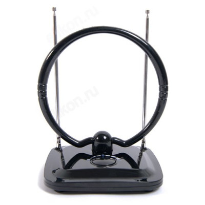 Антенна комнатная DVB-T2 и ДМВ+МВ активная Сигнал SAI-304