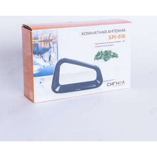 Антенна комнатная DVB-T2 и ДМВ пассивная Сигнал SPI-816-2