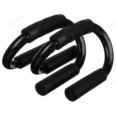 Упоры для отжимания SILAPRO 089-020 S-образные, металл, неопрен-1