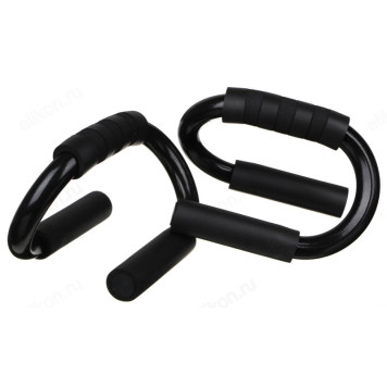 Упоры для отжимания SILAPRO 089-020 S-образные, металл, неопрен-3