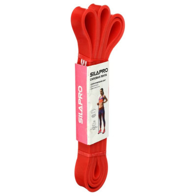 Лента для фитнеса SILAPRO 093-003 силовая эластичная 208х0,45х2,2см, латекс, 25 кг-3