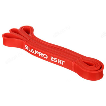 Лента для фитнеса SILAPRO 093-003 силовая эластичная 208х0,45х2,2см, латекс, 25 кг