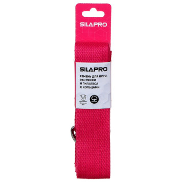 Ремень для йоги и пилатеса SILAPRO 093-011 180*3,8см-3